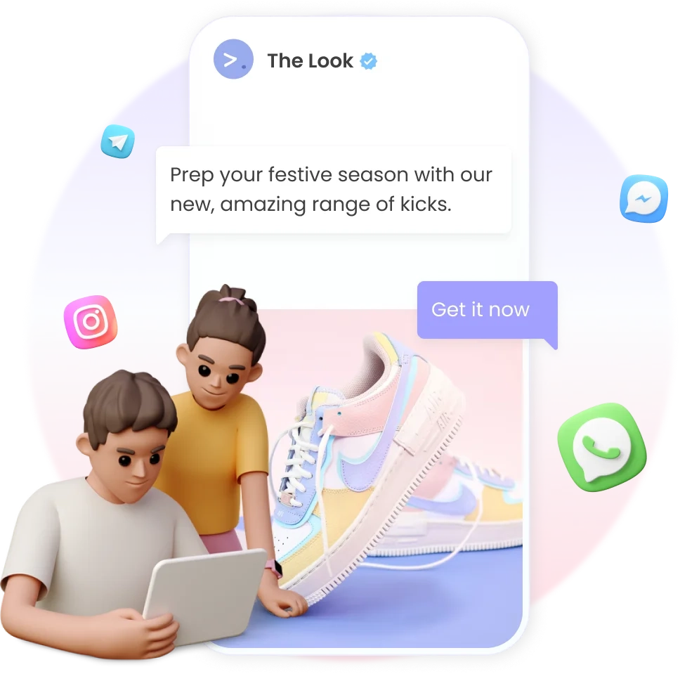 Call, chat and text seamlessly within one interface